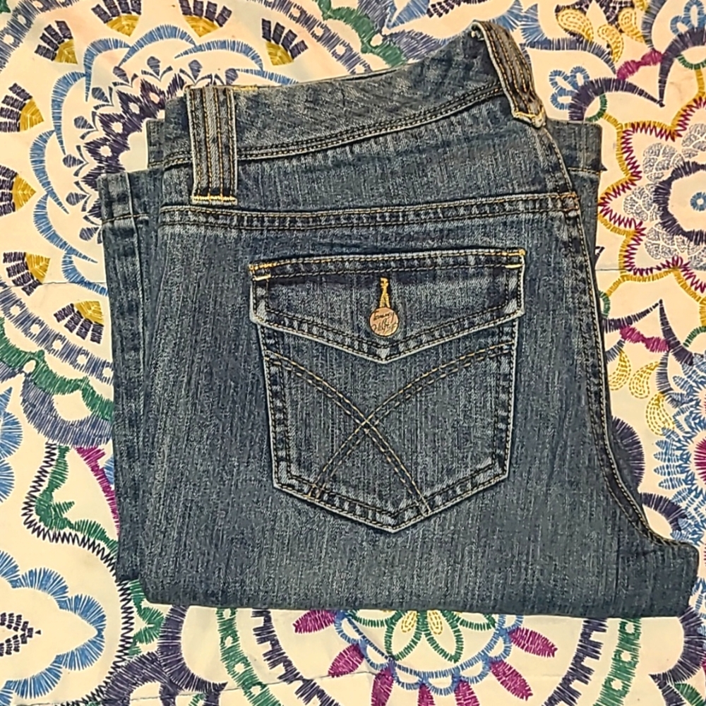 Tommy Hilfiger] sz S/M boot cut jeans.